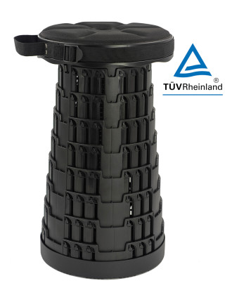 HOME USE πτυσσόμενο καρεκλάκι HUH-0235 με μαξιλάρι, αντοχή έως 250kg, 25.5x45cm, μαύρο HOME USE πτυσσόμενο καρεκλάκι HUH-0235 με μαξιλάρι, αντοχή έως 250kg, 25.5x45cm, μαύρο