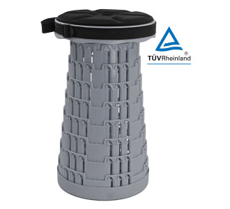 HOME USE πτυσσόμενο καρεκλάκι HUH-0236 με μαξιλάρι, αντοχή έως 250kg, 25.5x45cm, γκρι HOME USE πτυσσόμενο καρεκλάκι HUH-0236 με μαξιλάρι, αντοχή έως 250kg, 25.5x45cm, γκρι