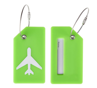 HOME USE ετικέτα βαλίτσας HUH-0246, 9.2x0.7x5.2cm, πράσινη HOME USE ετικέτα βαλίτσας HUH-0246, 9.2x0.7x5.2cm, πράσινη