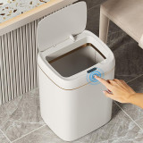 HOME USE κάδος απορριμμάτων HUH-0251 με φωτοκύτταρο, 9lt, λευκός