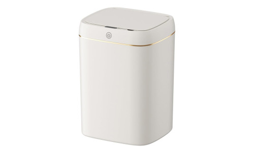 HOME USE κάδος απορριμμάτων HUH-0251 με φωτοκύτταρο, 9lt, λευκός