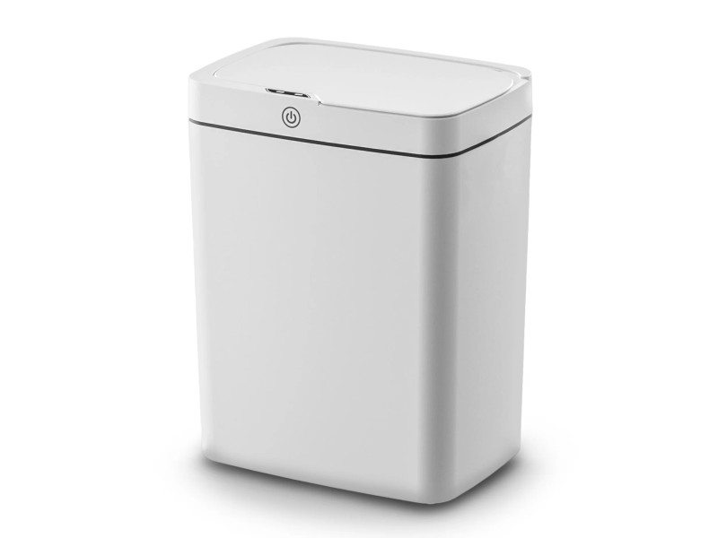 HOME USE κάδος απορριμμάτων HUH-0252 με φωτοκύτταρο, 11.5lt, λευκός