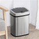 HOME USE κάδος απορριμμάτων HUH-0256 με φωτοκύτταρο, ανοξείδωτο ατσάλι, 15lt, ασημί HOME USE κάδος απορριμμάτων HUH-0256 με φωτοκύτταρο, ανοξείδωτο ατσάλι, 15lt, ασημί