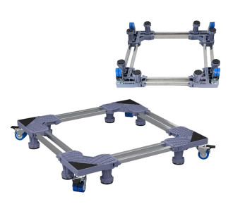 HOME USE βάση λευκών συσκευών HUH-0260 με ρόδες, ρυθμιζόμενη 70x90cm, έως 500kg, γκρι HOME USE βάση λευκών συσκευών HUH-0260 με ρόδες, ρυθμιζόμενη 70x90cm, έως 500kg, γκρι