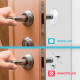 HOME USE στοπ πόρτας HUH-0263, αυτοκόλλητο, PU πλαστικό, 40x8mm, διάφανο, 4τμχ HOME USE στοπ πόρτας HUH-0263, αυτοκόλλητο, PU πλαστικό, 40x8mm, διάφανο, 4τμχ