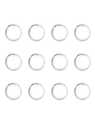 HOME USE στοπ πόρτας HUH-0264, αυτοκόλλητο, PU πλαστικό, 25x10mm, διάφανο, 12τμχ HOME USE στοπ πόρτας HUH-0264, αυτοκόλλητο, PU πλαστικό, 25x10mm, διάφανο, 12τμχ
