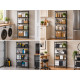 HOME USE μεταλλική ραφιέρα HUH-0270 με 5 ράφια, 90x35x175cm, μαύρη HOME USE μεταλλική ραφιέρα HUH-0270 με 5 ράφια, 90x35x175cm, μαύρη