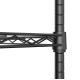HOME USE μεταλλική ραφιέρα HUH-0270 με 5 ράφια, 90x35x175cm, μαύρη HOME USE μεταλλική ραφιέρα HUH-0270 με 5 ράφια, 90x35x175cm, μαύρη