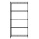 HOME USE μεταλλική ραφιέρα HUH-0270 με 5 ράφια, 90x35x175cm, μαύρη HOME USE μεταλλική ραφιέρα HUH-0270 με 5 ράφια, 90x35x175cm, μαύρη