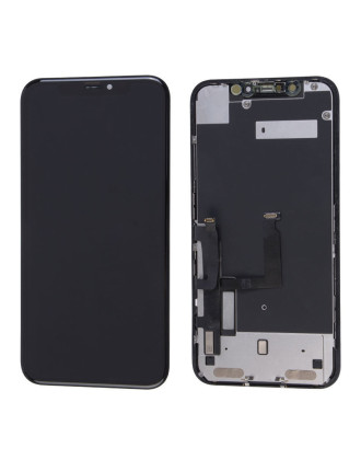 TW INCELL LCD ILCD-017 για iPhone ΧR, camera-sensor ring, earmesh, μαύρη