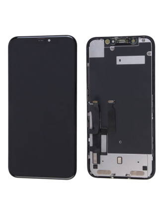TW INCELL LCD ILCD-018 για iPhone 11, camera-sensor ring, earmesh, μαύρη