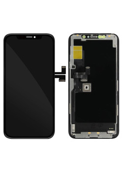 TW INCELL LCD για iPhone 11 Pro, camera-sensor ring, earmesh, μαύρη