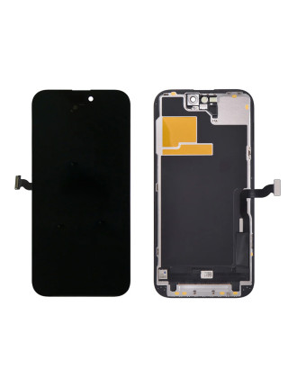 TW INCELL LCD για iPhone 14 Pro, camera-sensor ring, earmesh, μαύρη TW INCELL LCD για iPhone 14 Pro, camera-sensor ring, earmesh, μαύρη