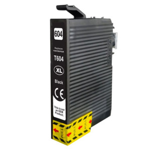 Συμβατό Inkjet για Epson, T604XL, 13ml, μαύρο