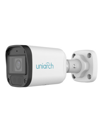 UNIARCH IP κάμερα IPC-B124-APF28K, 2.8mm, 4MP, IP67, PoE, SD, IR 30m
