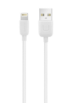 USAMS καλώδιο Lightning σε USB US-SJ097, 10.5W, 1m, λευκό