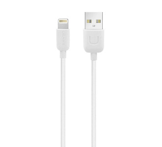 USAMS καλώδιο Lightning σε USB US-SJ097, 2.1A, 1m, λευκό