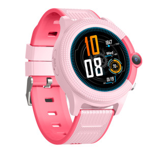 INTIME GPS smartwatch για παιδιά IT-053, 1.28", camera, 4G, IPX7, ροζ