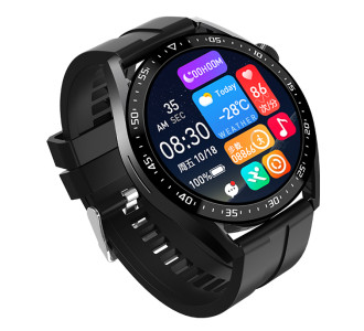 INTIME smartwatch 3 Pro, 1.28", IP67, heart rate, ηχείο & mic, μαύρο