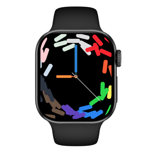 INTIME smartwatch A10 Pro με 2x λουράκια, heart rate, 2.04" AMOLED, IP65, μαύρο