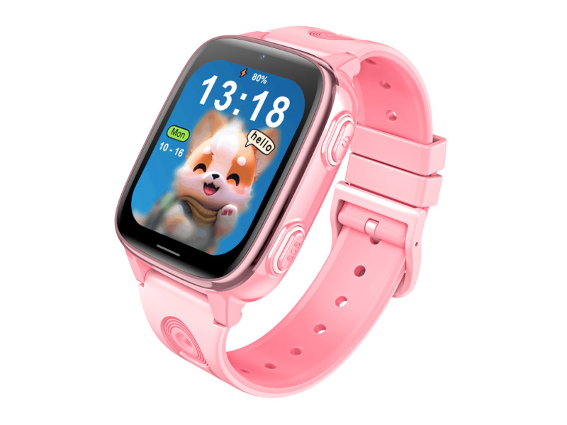 INTIME GPS smartwatch για παιδιά IT-073, 1.83", κάμερα, 4G, IPX5, ροζ