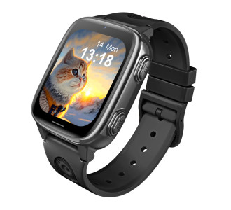 INTIME GPS smartwatch για παιδιά IT-074, 1.83", κάμερα, 4G, IPX5, μαύρο