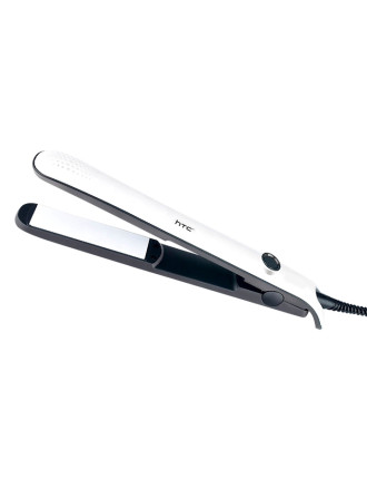 HTC ισιωτική μαλλιών JK-6016, 200°, 35W, λευκή-μαύρη
