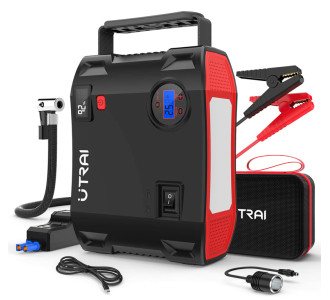 UTRAI εκκινητής μπαταρίας/συμπιεστής αέρος Jstar 5 με φακό, 12V/2000A, 24000mAh UTRAI εκκινητής μπαταρίας/συμπιεστής αέρος Jstar 5 με φακό, 12V/2000A, 24000mAh