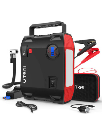 UTRAI εκκινητής μπαταρίας/συμπιεστής αέρος Jstar 5 με φακό, 12V/2000A, 24000mAh