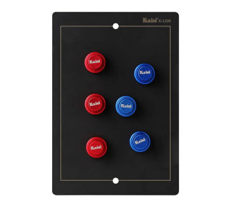 KAISI βάση στήριξης πλακέτας K-1208 για συγκόλληση, μαγνητική, μαύρη