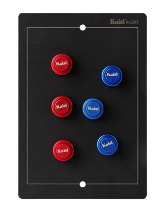 KAISI βάση στήριξης πλακέτας K-1208 για συγκόλληση, μαγνητική, μαύρη