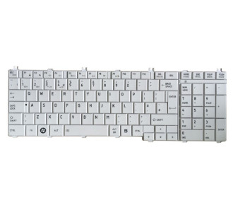 Πληκτρολόγιο για Toshiba Satellite Pro C650/C660/L650/L670, US, λευκό