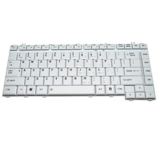 Πληκτρολόγιο για Toshiba Satellite A200/A205/A210 Series, US, λευκό