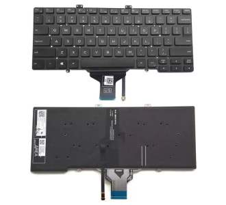 Πληκτρολόγιο για Dell Latitude 7400/5400 KEY-111 με backlight, μαύρο
