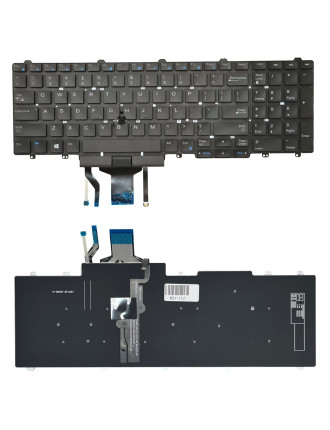 Πληκτρολόγιο για Dell Latitude 5580/E5550 KEY-112 με trackpoint, μαύρο Πληκτρολόγιο για Dell Latitude 5580/E5550 KEY-112 με trackpoint, μαύρο