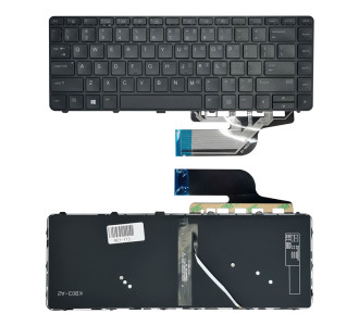Πληκτρολόγιο για HP ProBook 640 G3/G2 KEY-113 με backlight, μαύρο