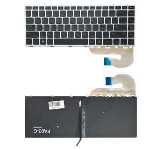 Πληκτρολόγιο για HP EliteBook 840 G5 KEY-114 με backlight, ασημί