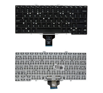 Πληκτρολόγιο για Dell Latitude 5400/5401/5411/5410/7400 KEY-117, US, μαύρο