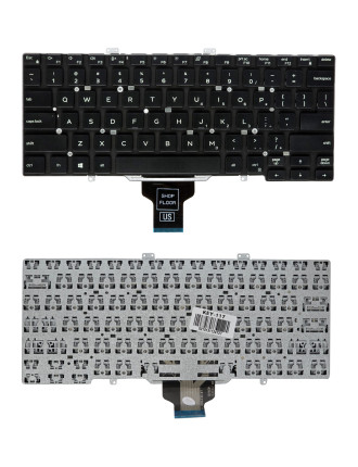 Πληκτρολόγιο για Dell Latitude 5400/5401/5411/5410/7400 KEY-117, US, μαύρο Πληκτρολόγιο για Dell Latitude 5400/5401/5411/5410/7400 KEY-117, US, μαύρο