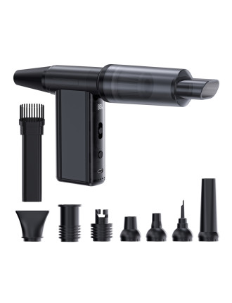 KINZIR 2 σε 1 σκουπάκι χειρός & air duster AD51, 180W, 4000mAh, μαύρο