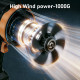 KINZIR ηλεκτρικό air duster AD61, 800W, 2000mAh, Brushless, μαύρο