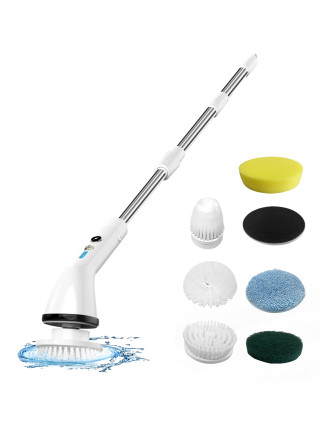 KINZIR επαναφορτιζόμενη βούρτσα καθαρισμού S1, 7 σε 1, 2500mAh, λευκή KINZIR επαναφορτιζόμενη βούρτσα καθαρισμού S1, 7 σε 1, 2500mAh, λευκή