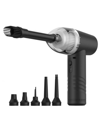 KINZIR 2 σε 1 σκουπάκι χειρός & air duster VC43, 70W, 6000mAh, μαύρο KINZIR 2 σε 1 σκουπάκι χειρός & air duster VC43, 70W, 6000mAh, μαύρο