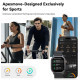 KOSPET smartwatch Pulse, heart rate, 1.96" AMOLED, IP68, μαύρο KOSPET smartwatch Pulse, heart rate, 1.96" AMOLED, IP68, μαύρο