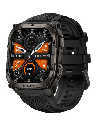 KOSPET smartwatch TANK M4, heart rate, 1.96" AMOLED, GPS, 10 ATM & IP69K, μαύρο KOSPET smartwatch TANK M4, heart rate, 1.96" AMOLED, GPS, 10 ATM & IP69K, μαύρο