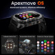 KOSPET smartwatch TANK M4, heart rate, 1.96" AMOLED, GPS, 10 ATM & IP69K, μαύρο KOSPET smartwatch TANK M4, heart rate, 1.96" AMOLED, GPS, 10 ATM & IP69K, μαύρο