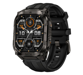 KOSPET smartwatch TANK M4C, heart rate, 1.96" AMOLED, GPS, 5 ATM & IP69K, με φακό, μαύρο KOSPET smartwatch TANK M4C, heart rate, 1.96" AMOLED, GPS, 5 ATM & IP69K, με φακό, μαύρο