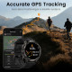 KOSPET smartwatch TANK T4C, heart rate, 1.5" AMOLED, GPS, 5 ATM & IP69K, με φακό, μαύρο KOSPET smartwatch TANK T4C, heart rate, 1.5" AMOLED, GPS, 5 ATM & IP69K, με φακό, μαύρο