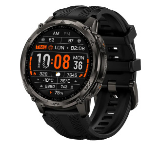 KOSPET smartwatch TANK T4C, heart rate, 1.5" AMOLED, GPS, 5 ATM & IP69K, με φακό, μαύρο KOSPET smartwatch TANK T4C, heart rate, 1.5" AMOLED, GPS, 5 ATM & IP69K, με φακό, μαύρο