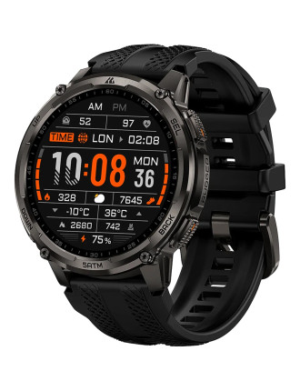 KOSPET smartwatch TANK T4C, heart rate, 1.5" AMOLED, GPS, 5 ATM & IP69K, με φακό, μαύρο KOSPET smartwatch TANK T4C, heart rate, 1.5" AMOLED, GPS, 5 ATM & IP69K, με φακό, μαύρο